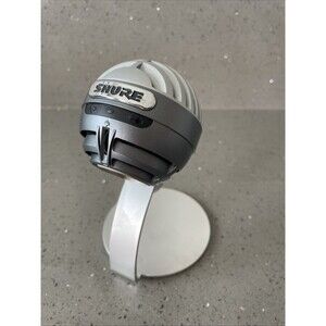 SHURE MV5 Silver USB Digital Stereo Condenser Microphone Mic (AMV5-DS)